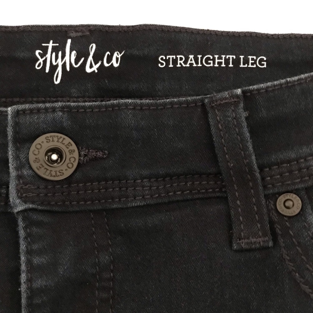 Jeans~ Straight Leg / Style & Co / Host Pick - Picture 2 of 13